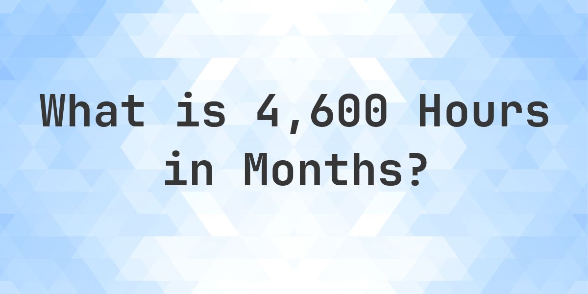 4600 A Month Is How Much A Year