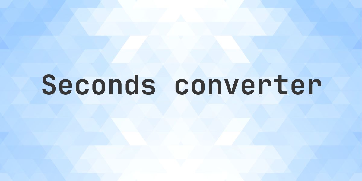 366000 seconds to Minutes/Hours/Days - Calculatio