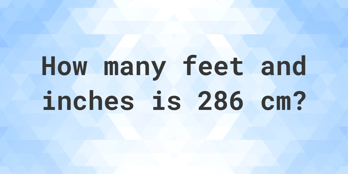 what-is-286-cm-in-feet-and-inches-calculatio