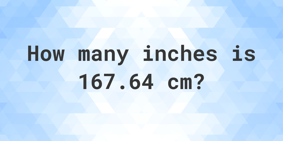 what-is-167-64-cm-in-inches-calculatio