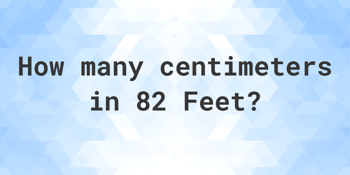 82 cm outlet in feet