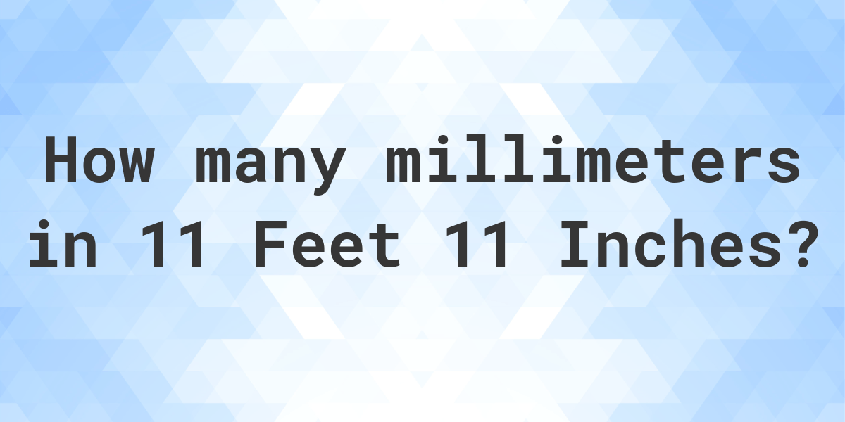 11 inches in millimeters sale