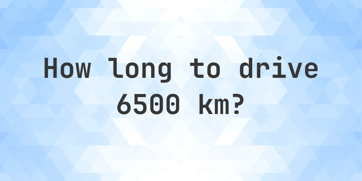 6500 Pas En Km