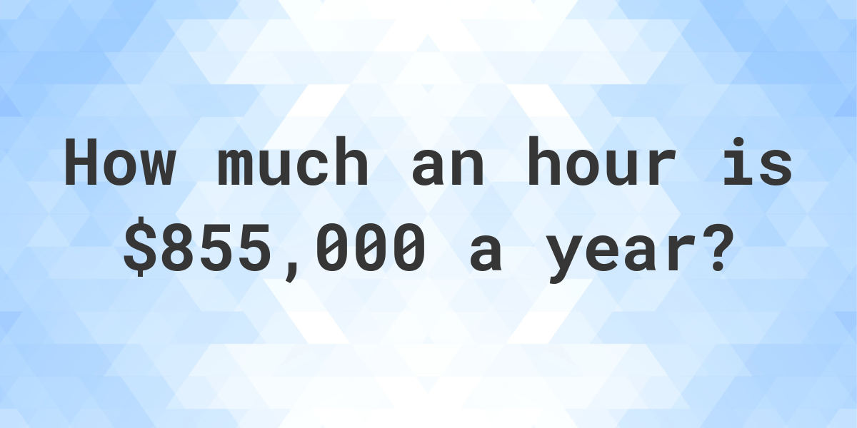 85k per year is how much per hour