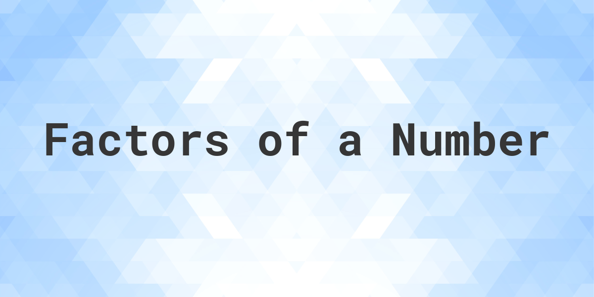 factors-of-a-number-calculatio