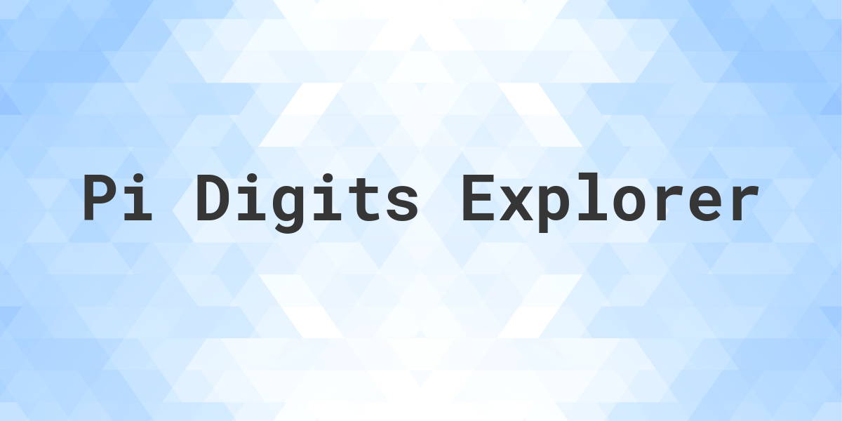 Explore Pi View Digits Up to Your Chosen Limit Calculatio