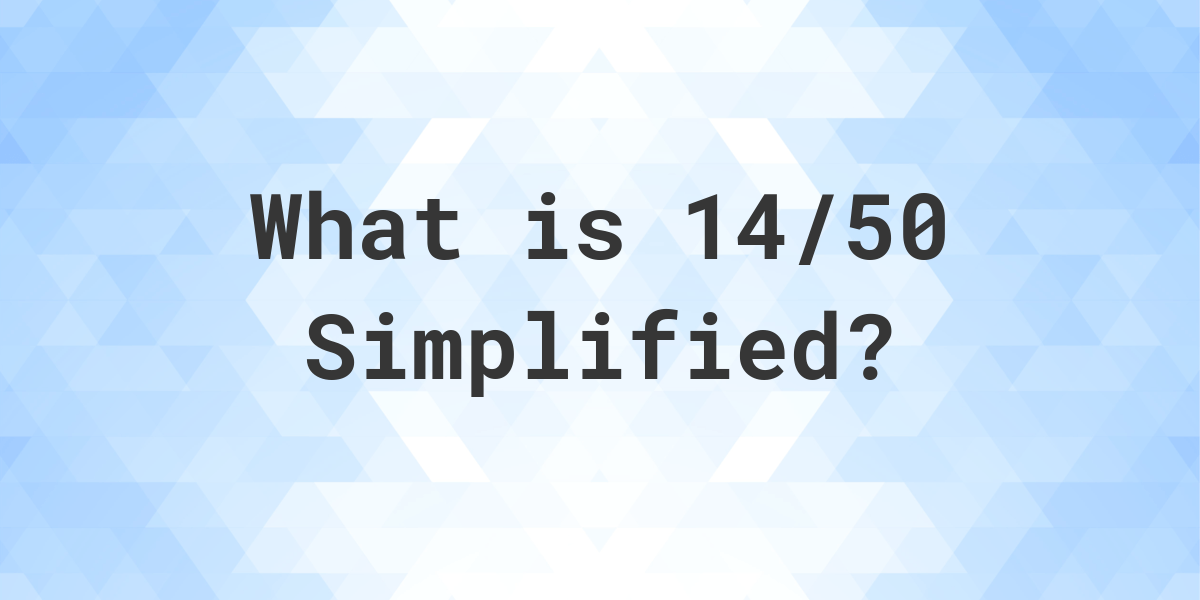 14 50 simplified calculator