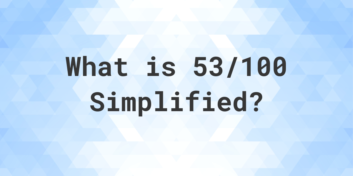 13 53 simplified