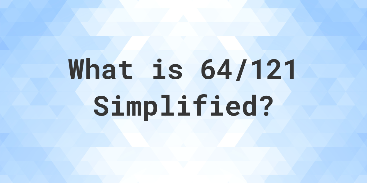 121 Simplified