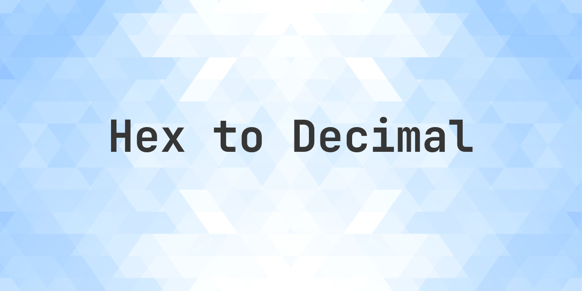 1834 in decimal. What is hexadecimal 1834 (0x1834) in decimal? Hex 1834 = decimal 6196. Convert hex to dec online.