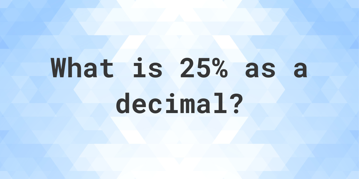 4 25 as a decimal number