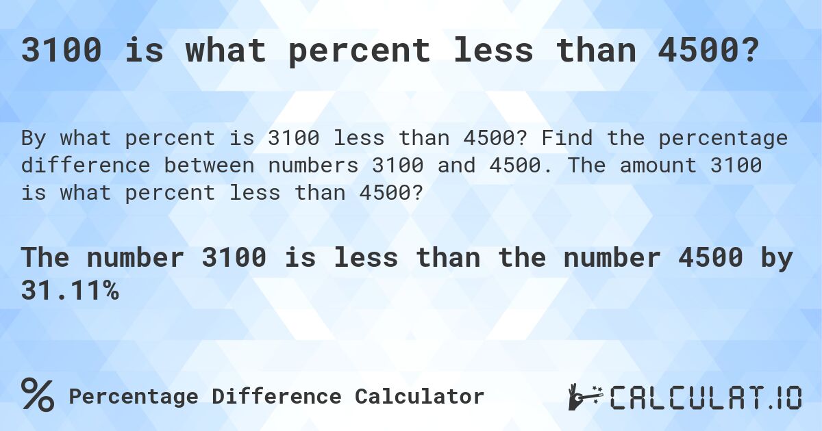 3100-is-what-percent-less-than-4500-calculatio