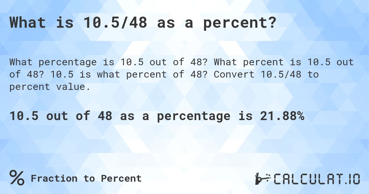 what-is-10-5-48-as-a-percent-calculatio