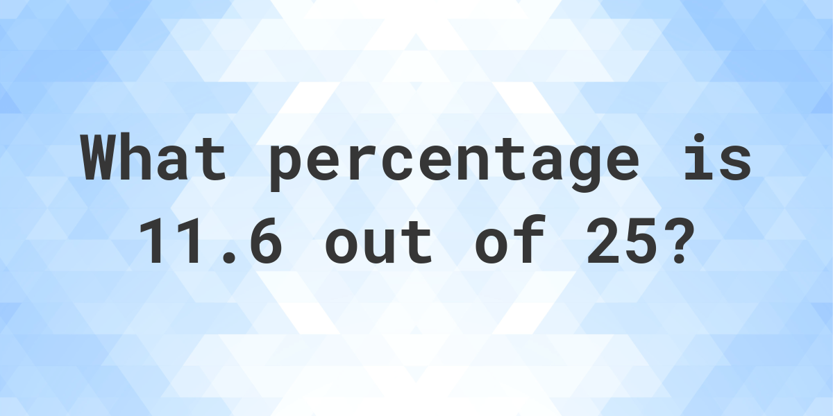 what-is-11-6-25-as-a-percent-calculatio