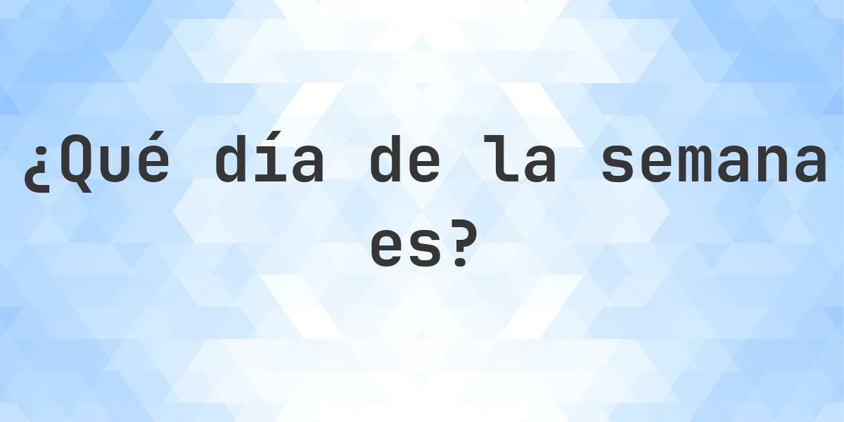 6 octubre 2028 - ¿Qué día de la semana - Calculatio