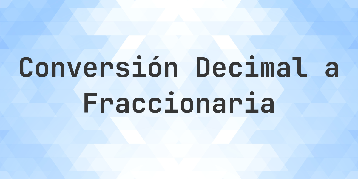9.662 como fracción — conversión de decimal a fracción. ¿Cuánto es 9.662 como fracción? 9.662 = 9 331/500. Conversión paso a paso de decimal a fracción con simplificación por MCD.
