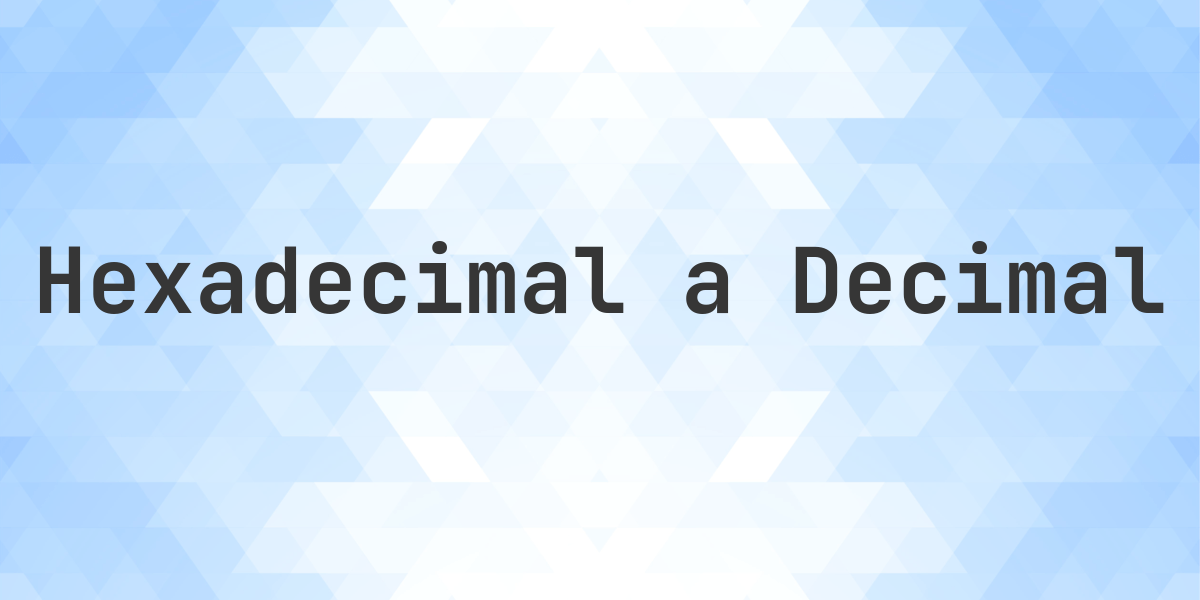 1834 en decimal. ¿Cuánto es el número hexadecimal 1834 (0x1834) en decimal? Hex 1834 = decimal 6196.