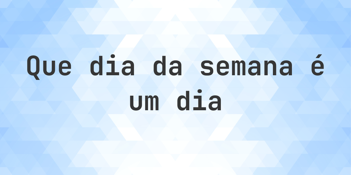 4 novembro 2020 - Que dia da semana. 4 novembro 2020 é quarta-feira. Descubra o dia da semana para qualquer data, número da semana, dia do ano e mais.