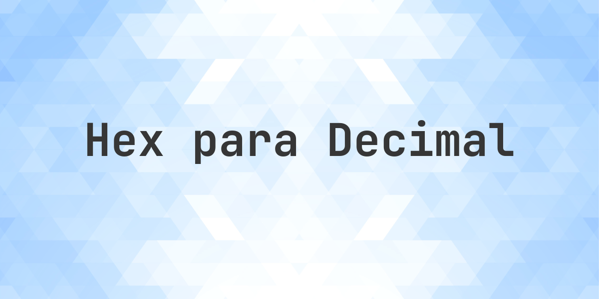 5E2 em decimais. Quanto é o número hexadecimal 5E2 (0x5E2) em decimal? Hex 5E2 = decimal 1506.